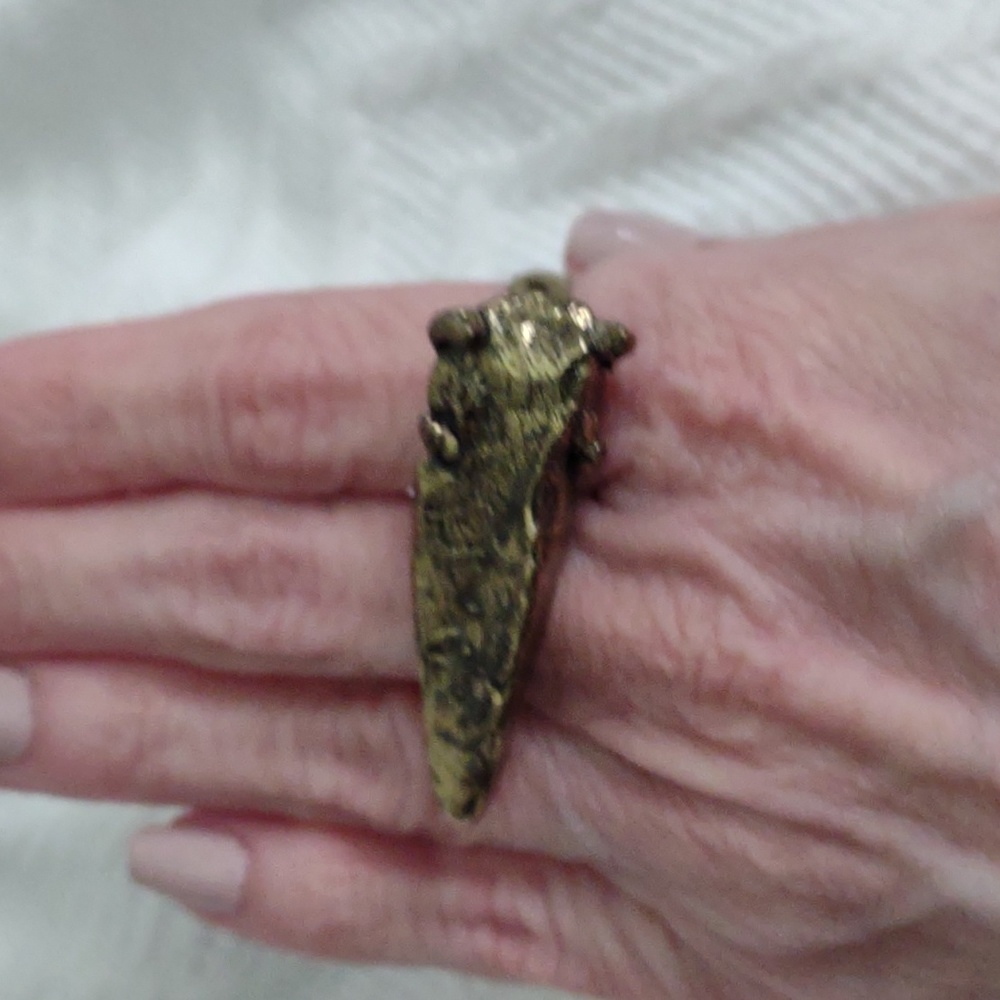 BCBGENERATION RING ARROW GOLD PLATED BOHO ONE SIZE - Picture 9 of 9